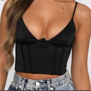 Acacia Bustier Black